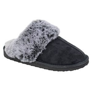 Sleepers Womens/Ladies Jeanie Mule Slippers / Black